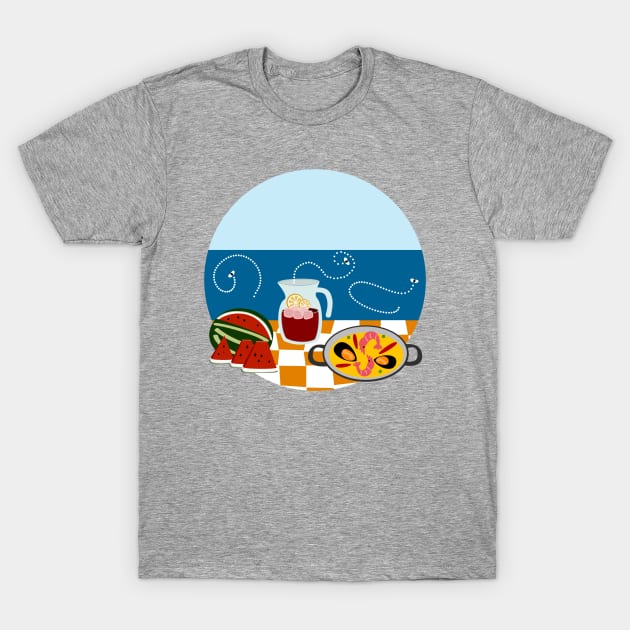 Beach Bar T-Shirt by soniapascual